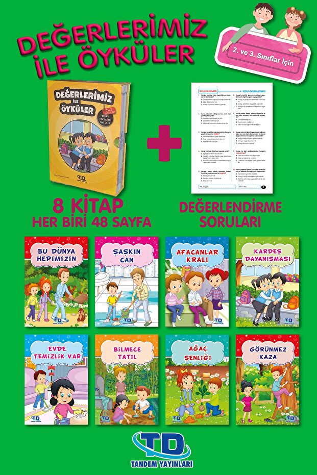 Değerler Dizisi Değerlerimiz Ile Öyküler 10 Kitap