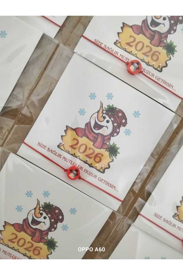 Gift New Year's Birthday Preschool Activity Children's Snowman Wristband 12 Pcs