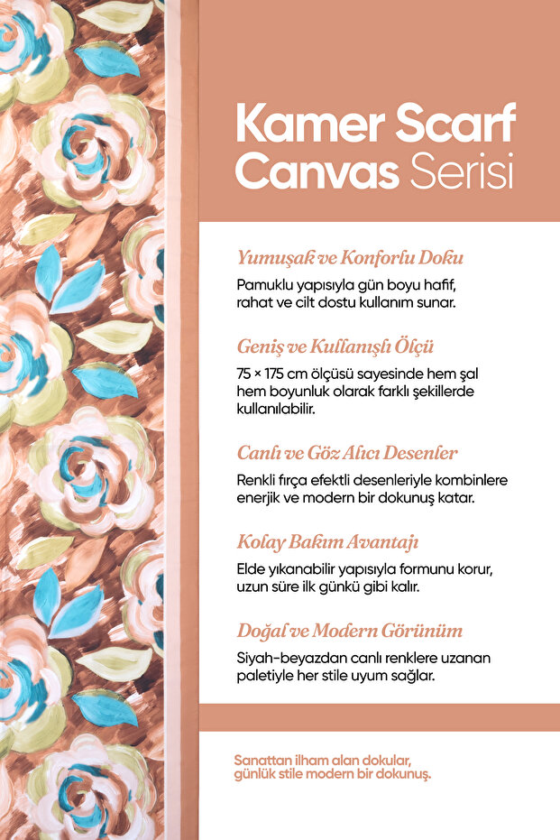 سلسلة شالات قماشية منقوشة من القطن الناعم - 8