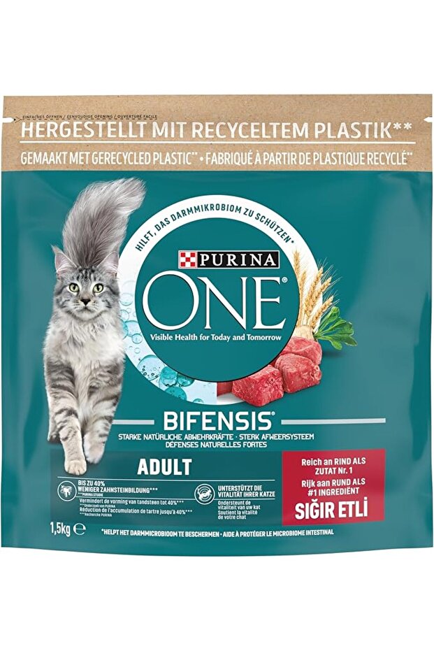 Purina One Yetişkin Sığır Etli Kedi Maması 1.5 kg CB9904