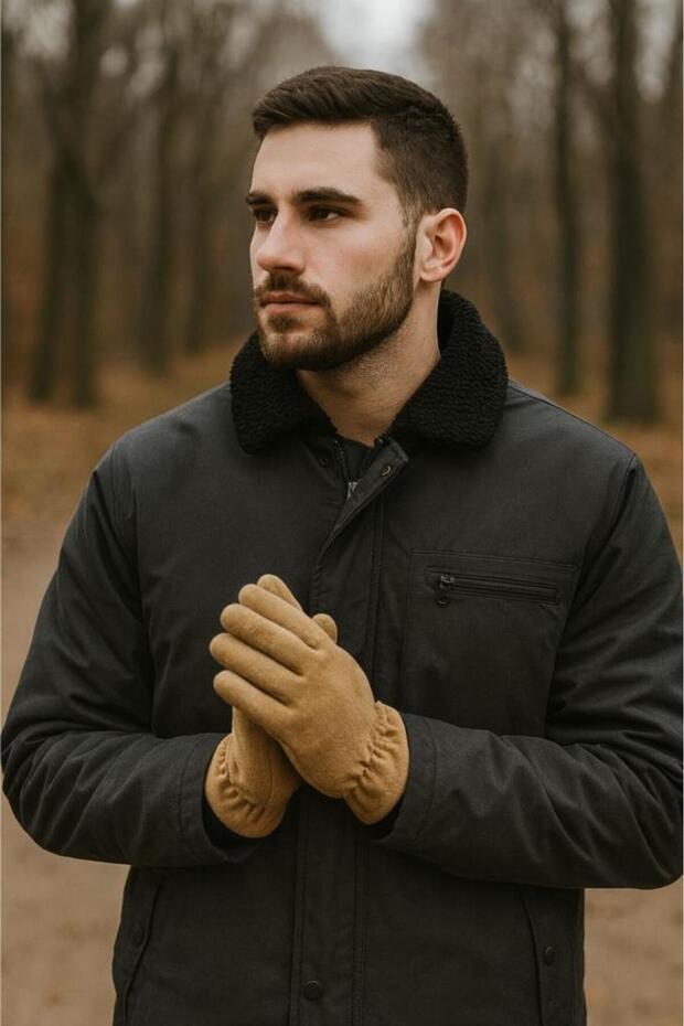 Bej Polar Eldiven - 3