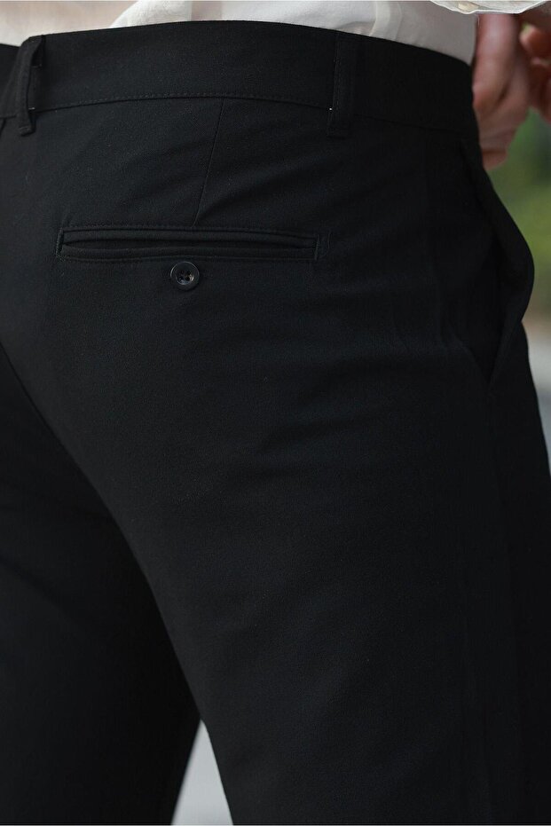 Siyah Basic Erkek Pantolon E6576 - 7