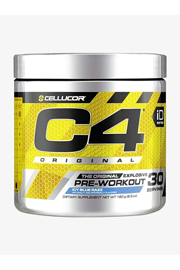 سي فور أوريجينال ماقبل التمرين نكهة التوت الازرق المثلج Original Pre workout Ice Blue Raz