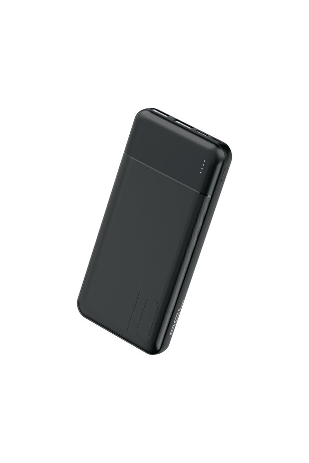 POWERBANK 10000mAh 2.4A normal charging led light micro/usb-c ınput 2xusb output - 1