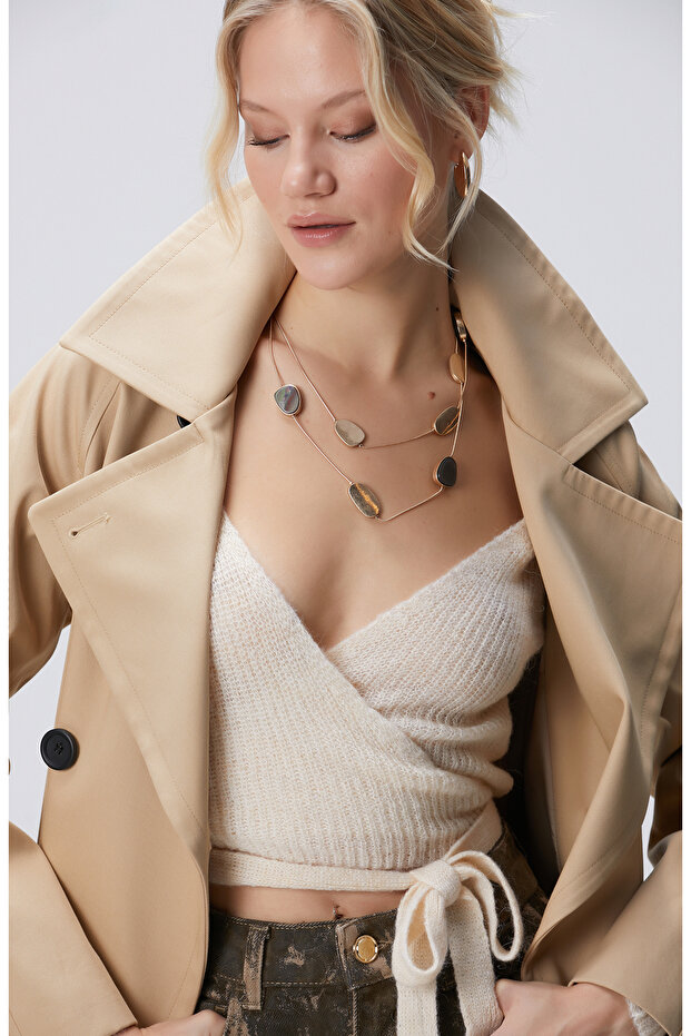 Kırık Beyaz Kazak - 2