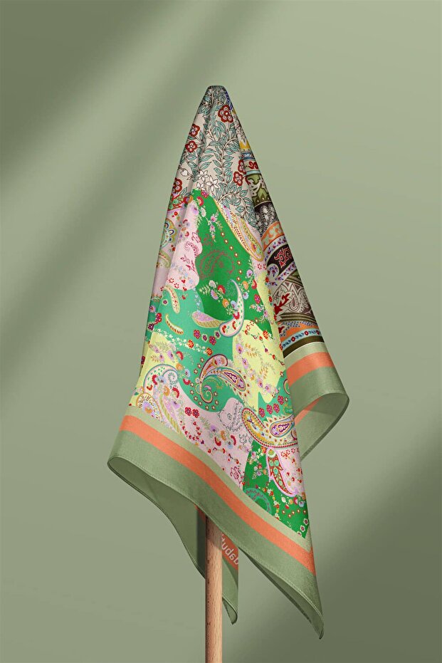 C101 PATCHWORK TASARIM BANDANA - 6