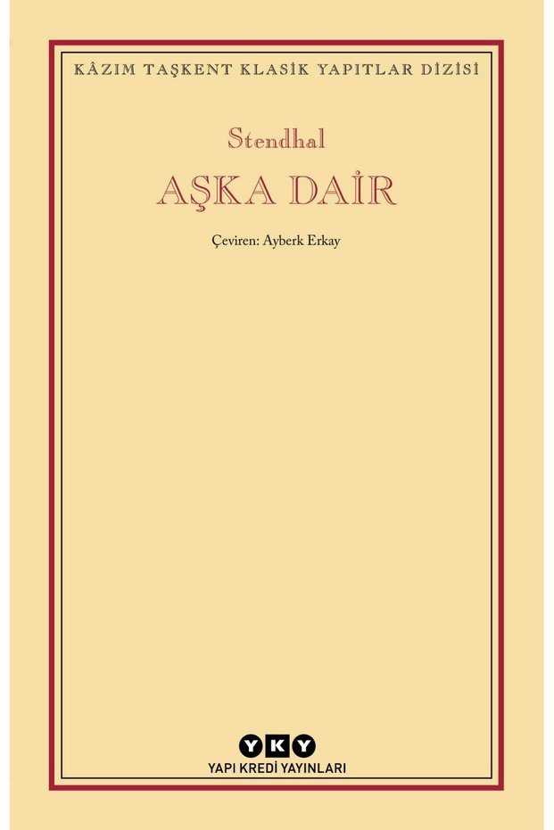 Aşka Dair - Stendhal