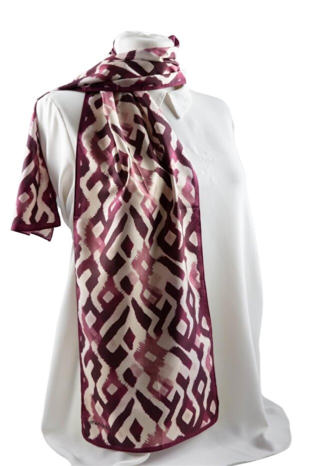Geometri Desenli Fular - 1