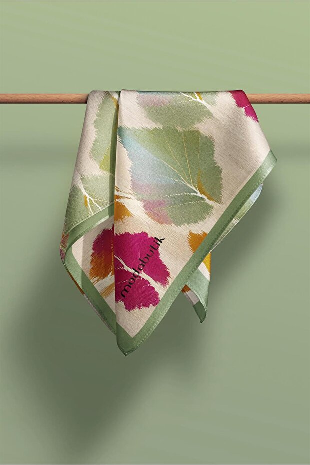 Yaprak Desenli Fular - 3