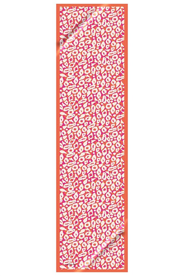 Leopar Desenli Kadın Fular - 2