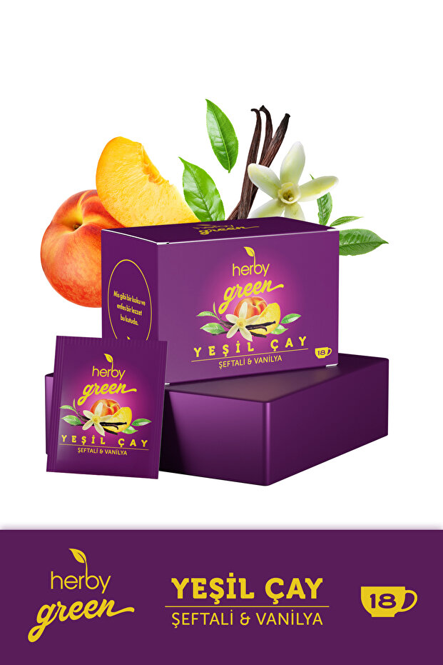 Yeşil Çay Şeftali Ve Vanilya - 1