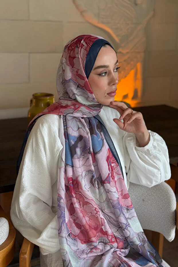 أليس نمط لينا شال - 3