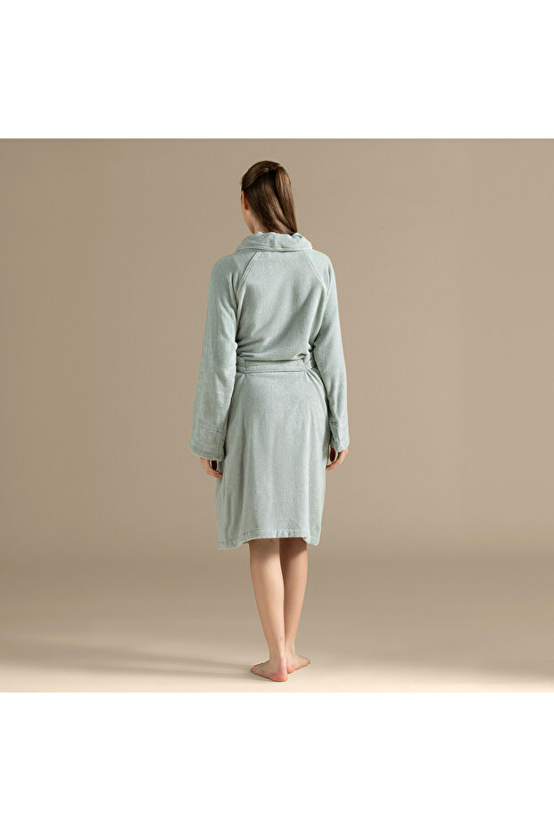 Solid Unisex Bornoz - 4