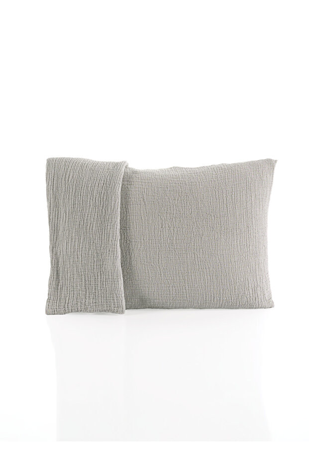 Mylasahome 100% Cotton 2-Piece 4-Layer Muslin Pillowcase 50X70