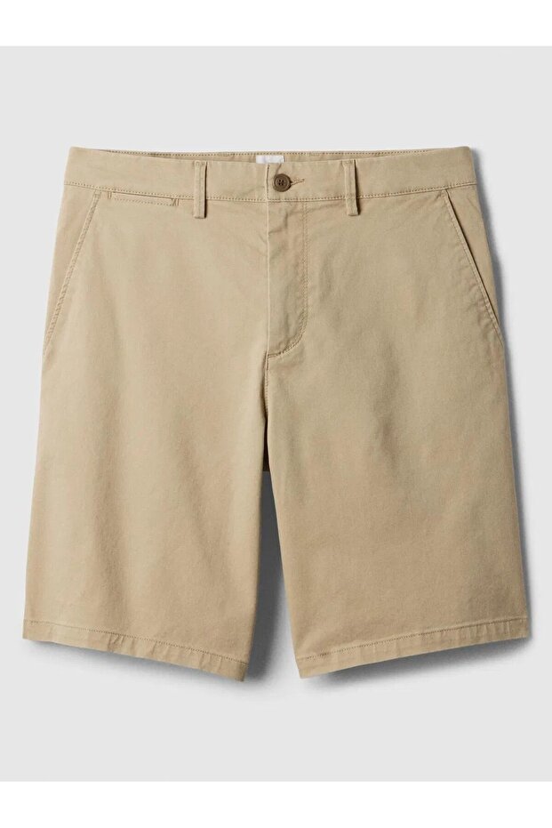 Erkek Bej Essential Şort - 4
