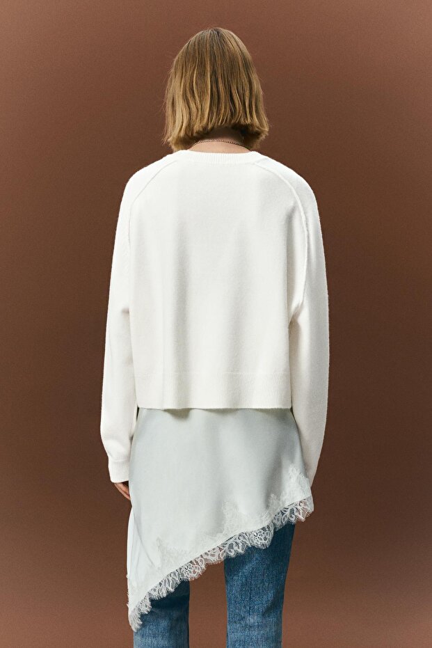 Dikişli triko kazak - 3