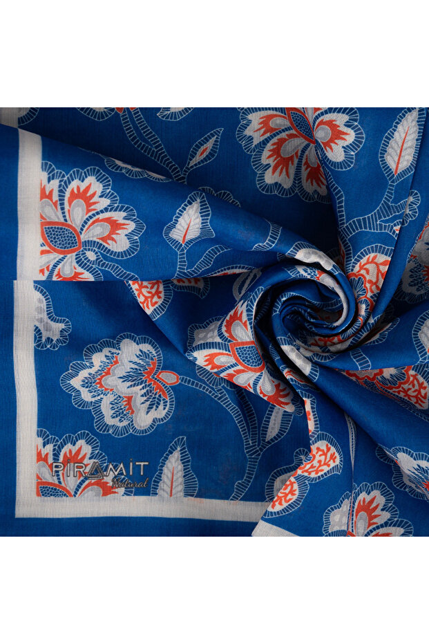 Natural Patterned Scarf - 2