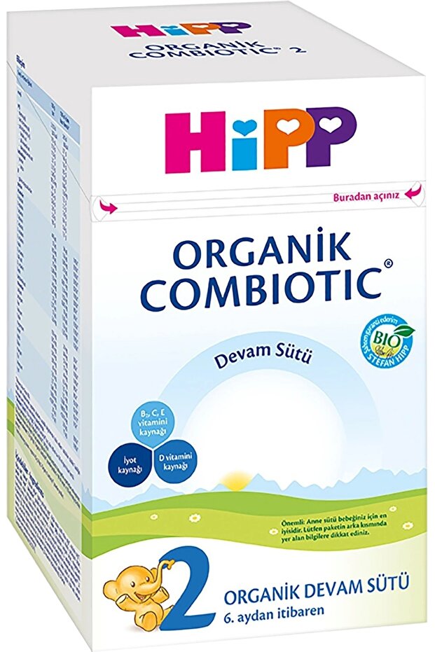 Organik Combiotic Bebek Devam Sütü 800GR No:2 (6. Aydan İtibaren) - 2
