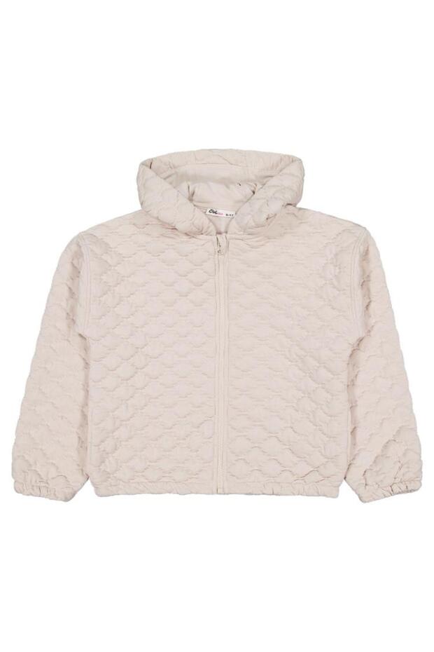 Baklava Pattern 10-13 Years Old Cardigan - Beige 13-14 Years Old