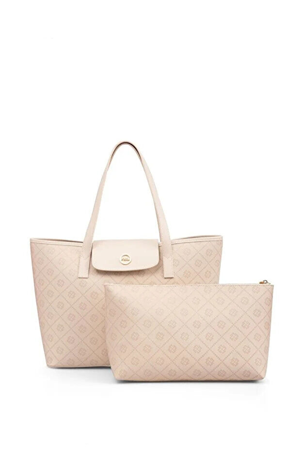 Beige Women's Shoulder Bag 05Fo25Y5038