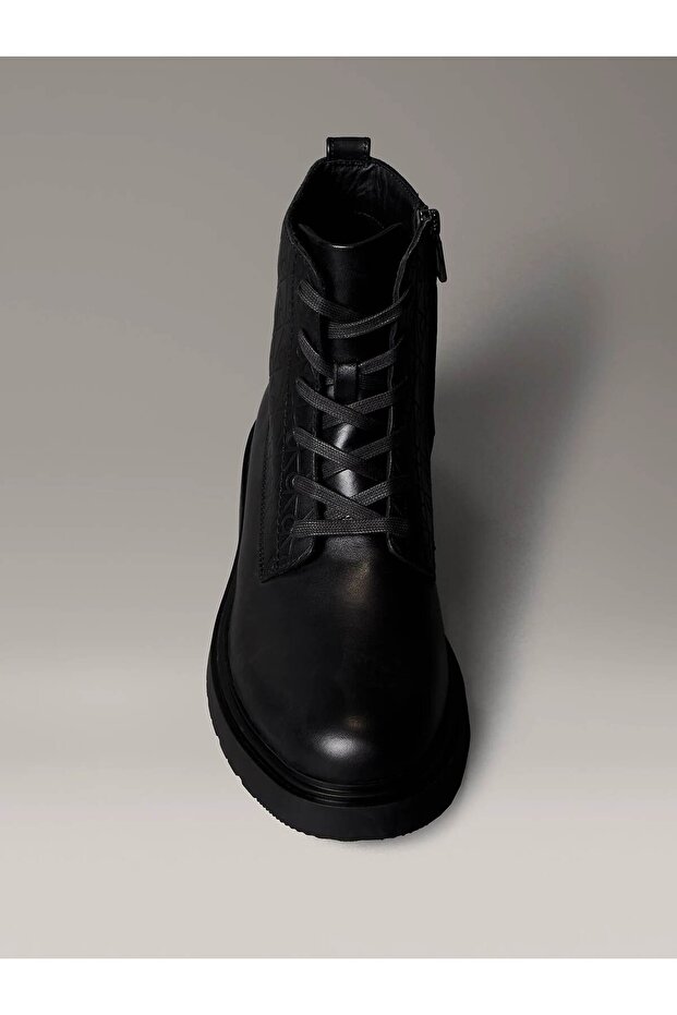 COMBAT ESS LACE UP ZIP BOOT AOP - 4