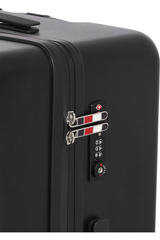 Siyah Çekçekli Sert Valiz TH MEDIUM SUITCASE - 2