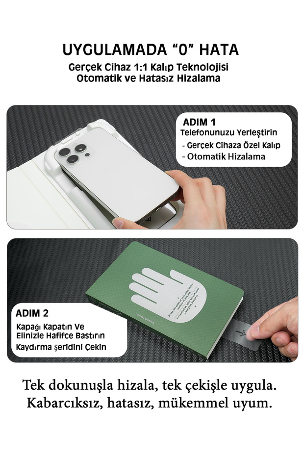 Magicbox Transparent Full Coverage Screen Protector with Easy Installation Tool Compatible with iPhone 16 - 5