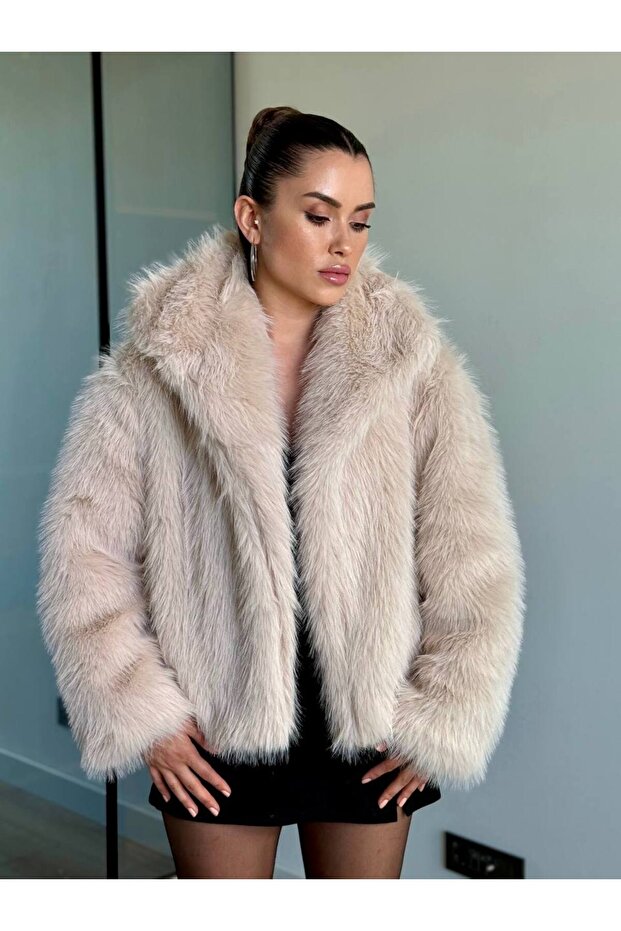 Soft Touch Oversize Premium Fur Plush Coat - 3