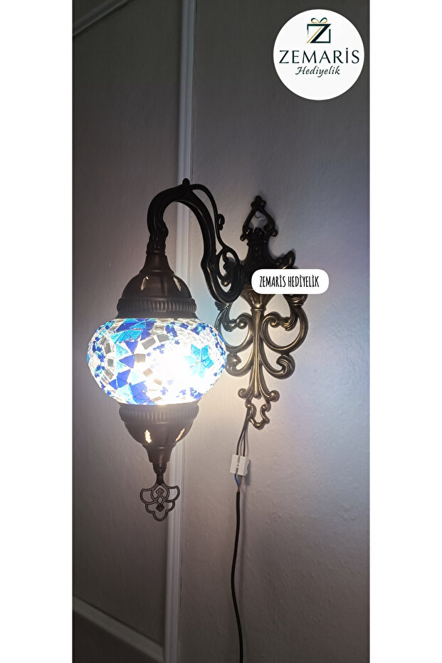 شمعدان حائط فسيفساء أصلي مصنوع يدويًا - 2