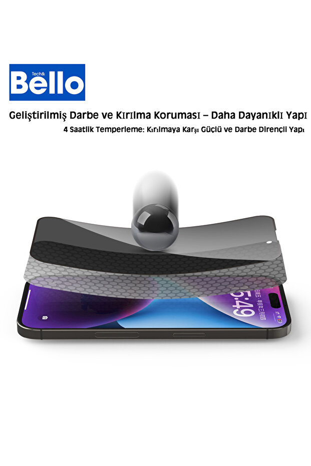 واقي شاشة ماجيك بوكس ​​غافييت يغطي الشاشة بالكامل مع جهاز سهل التركيب متوافق مع آيفون 14 - 13 - 7