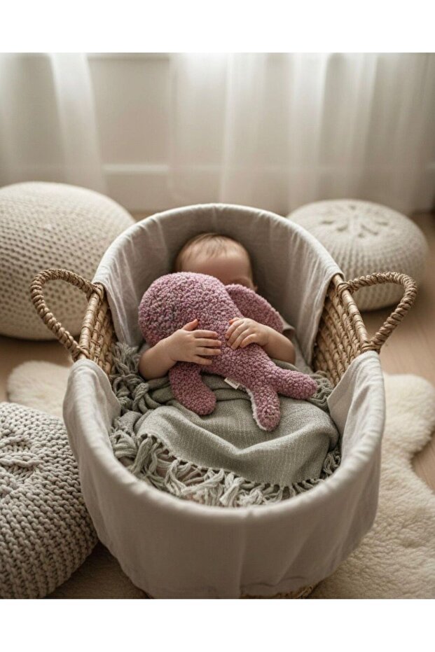Cute Whale Baby Kids Sleeping Companion Pink/White 38 cm