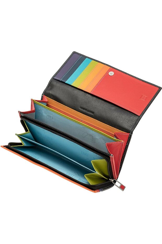 Geldbörse Leder 19 cm - 4