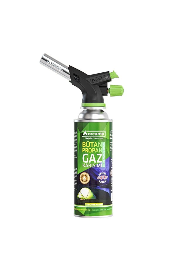 Kamp Kartuş Tüp 227gr + Çakmaklı Pürmüz Set Orgaz - Kts227 + Cx-500 - 2