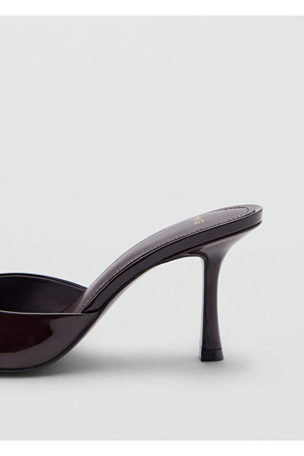 Rugan topuklu sandalet - 4