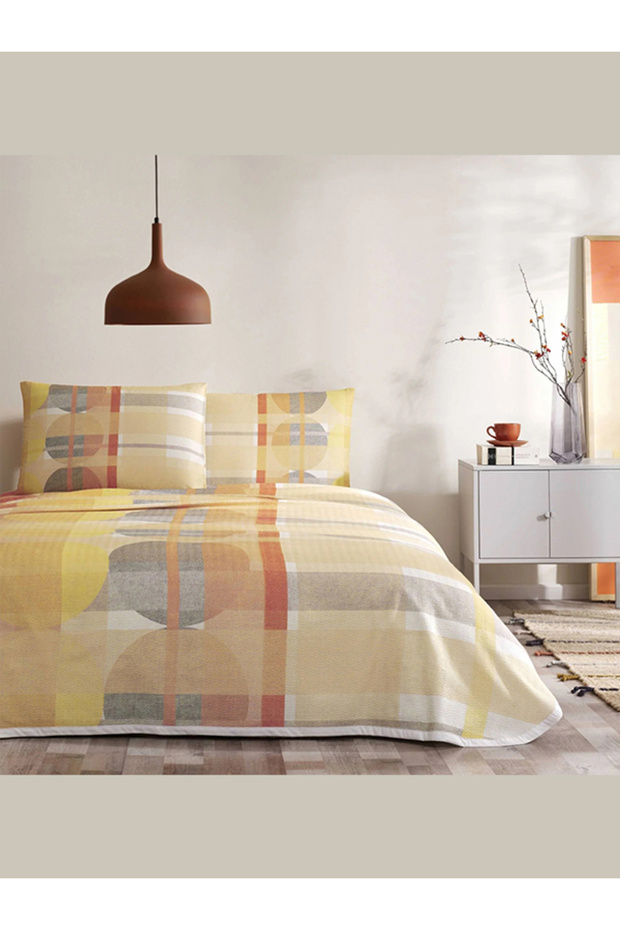 Young Fashion Pique Set Vega Orange Single