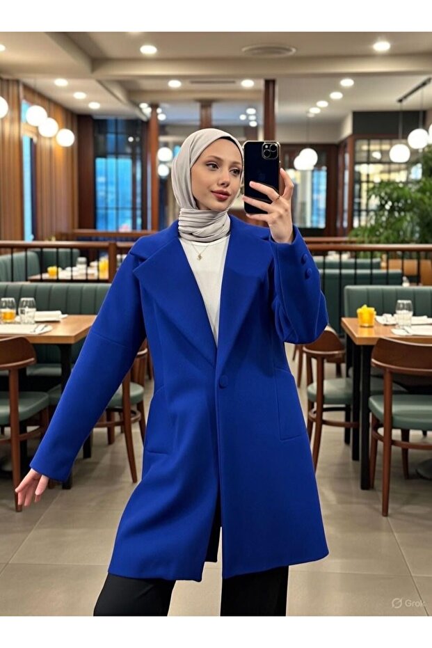 Lunar Short Cashmere Coat Tns-4342