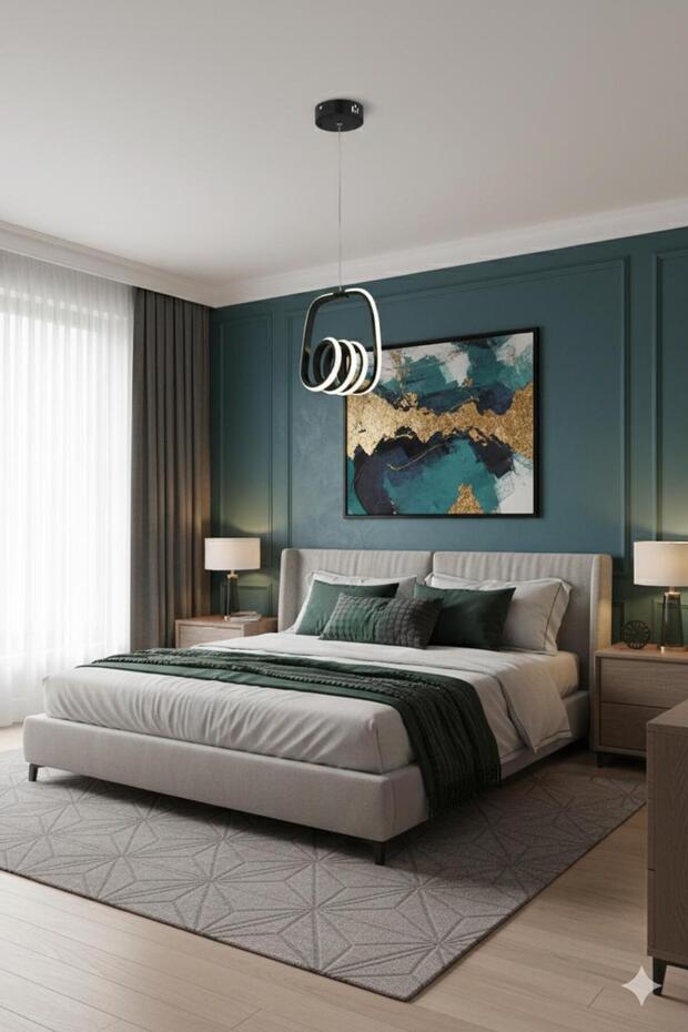 YAY TEKLİ SİYAH AVİZE - 1