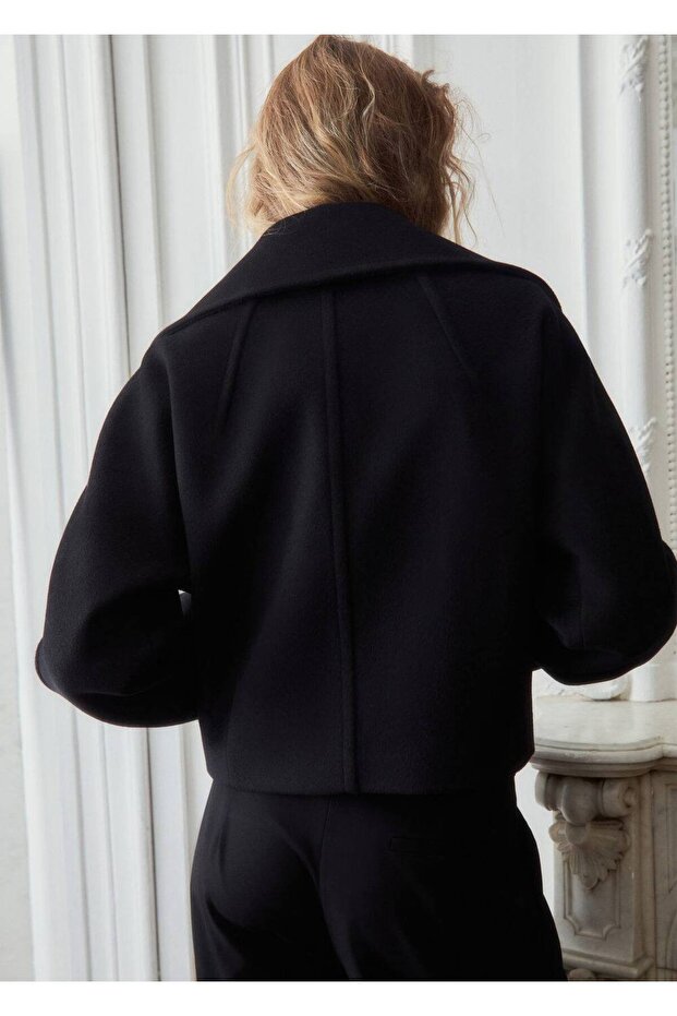 Gömlek yakalı yün ceket - 4