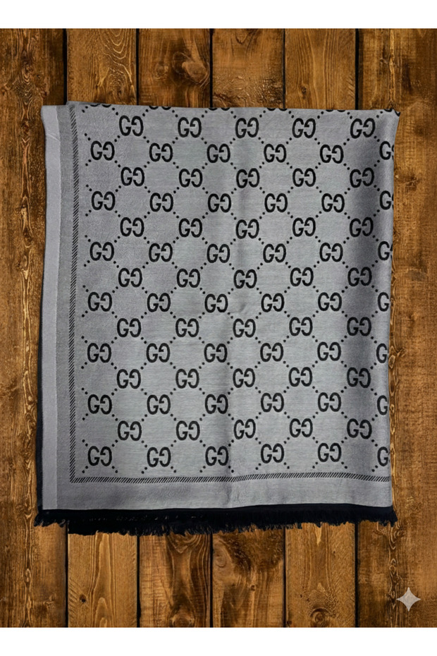 Double Sided g Pattern Shawl - 2