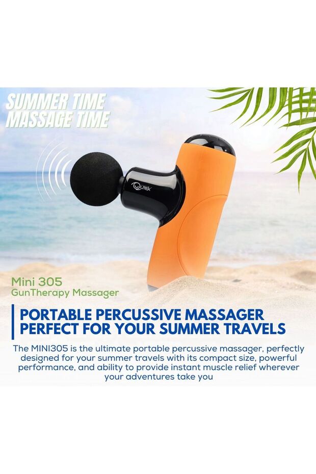 Mini 305 Ultra-Quiet Deep Tissue Massage Gun - Portable Handheld Percussion Massager