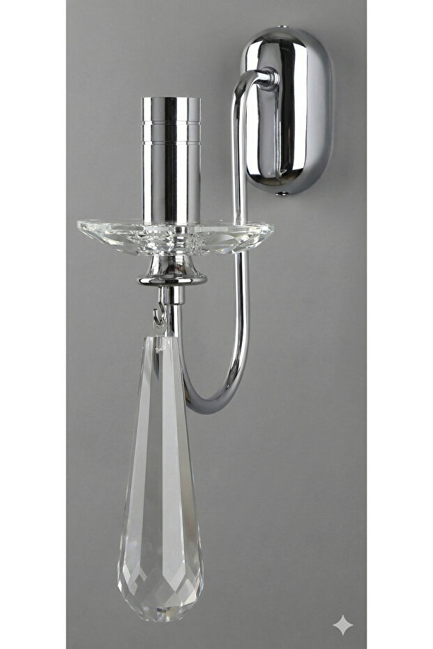 Kontes Tekli Aplik Krom - 4