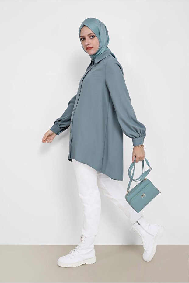 BASIC KREP TUNİK 42295 - 2