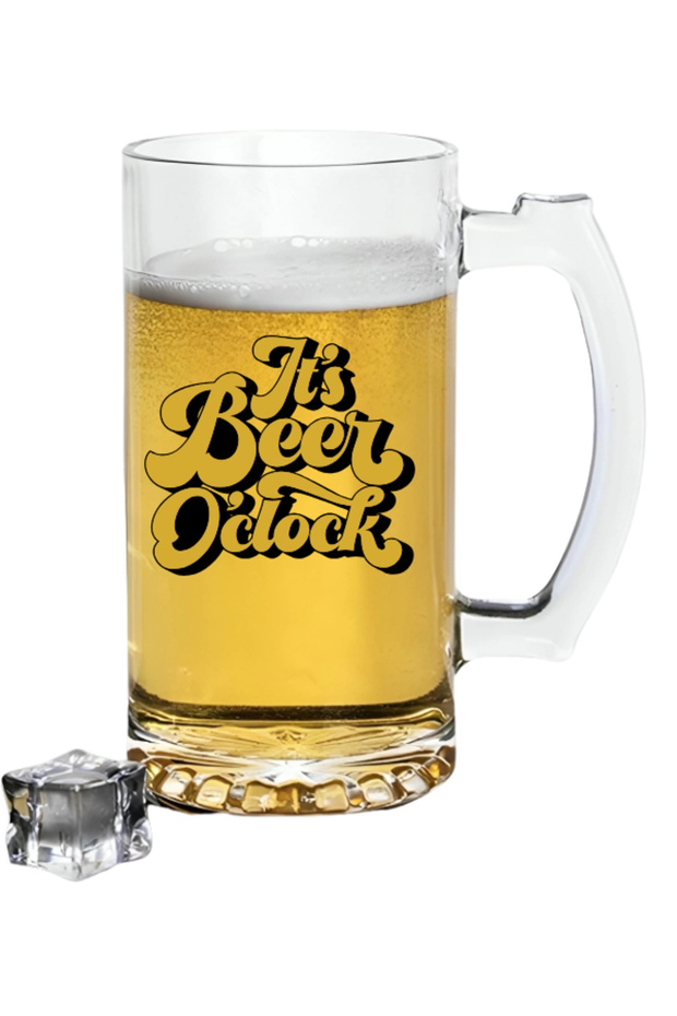 Beer Written Beer Glass - Beer Written Glass