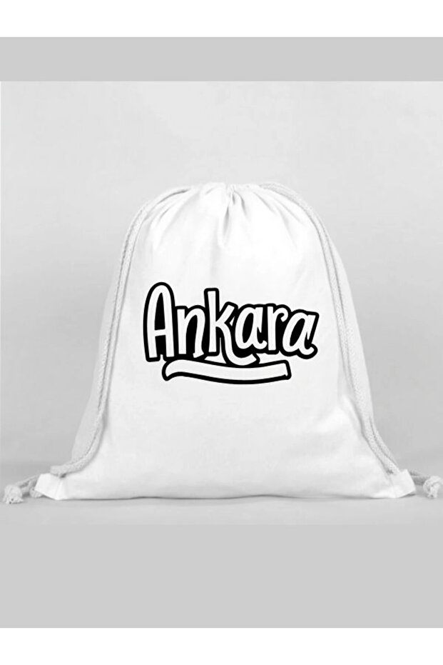 حقيبة ظهر مطبوعة من أنقرة - حقيبة رياضية برباط - 1