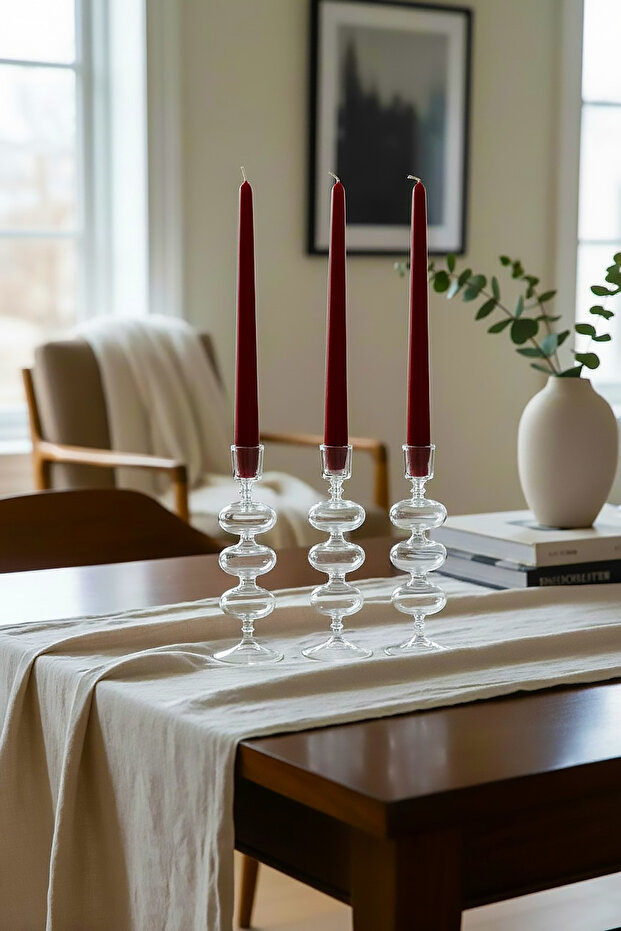 üç boğumlu şamdan - üçlü - 2