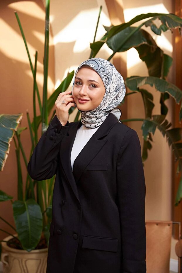 كولورداي ميلودي وشاح ناعم رمادي 1153-04