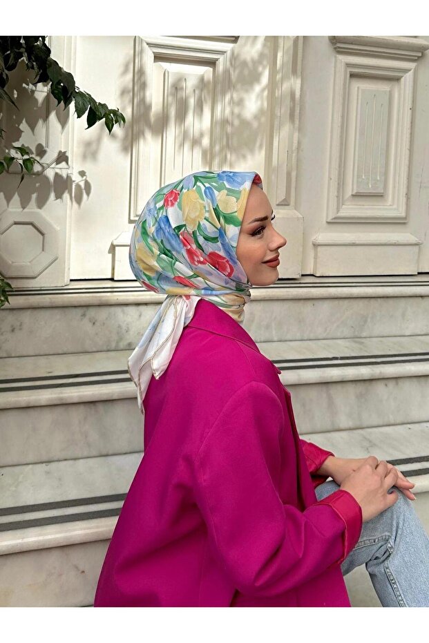 Pera Soft Eşarp Pudra 1148-03 - 2