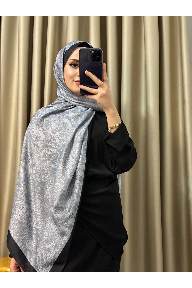 شال قطني ناعم بنمط حجري - 2