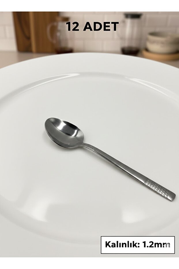 HASIR MODEL TATLI KAŞIĞI 12 ADET - 5