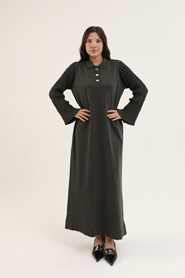 Tricotaj Rochie Lungă - 2